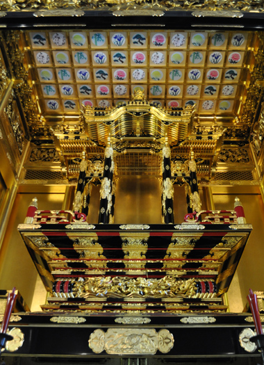 The magnificent biggest Buddhist altar